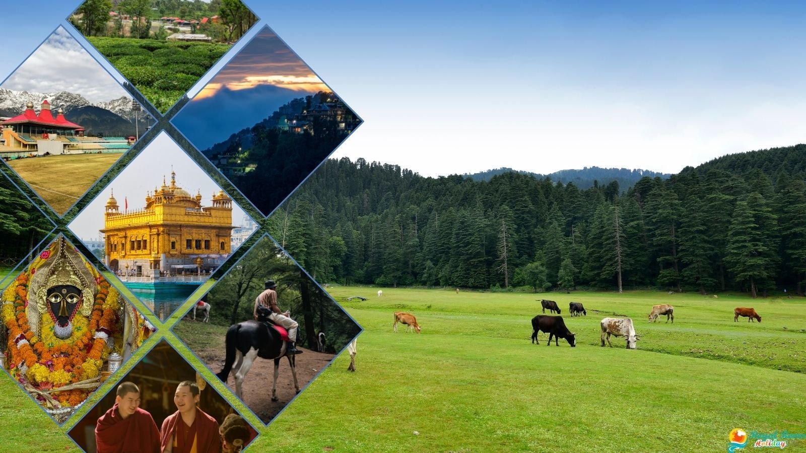 Amritsar Dalhousie Dharamshala Tour Package with Shaktipeeth | 7 Nights 8 Days