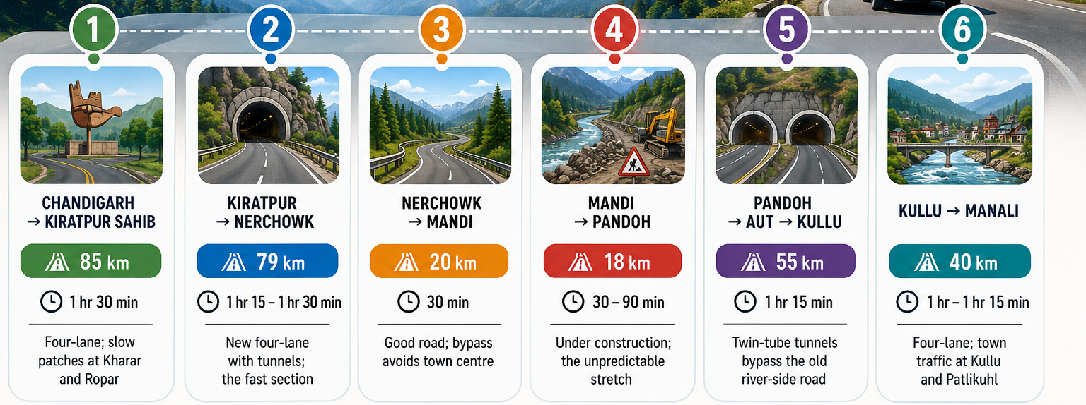 Chandigarh Manali Spots