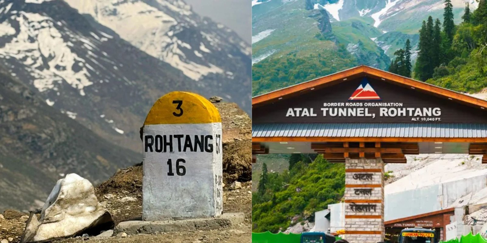 Rohtang Pass and atal Tunnel